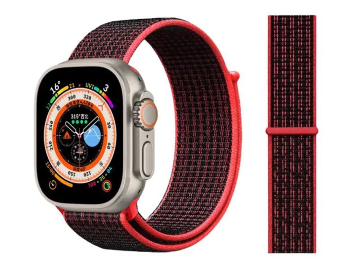 Nylon Strap For Apple Watch Bands 44mm 40mm 49mm 41mm - Main Image