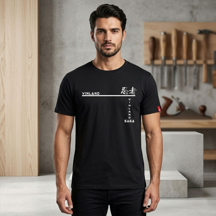 Tshirt for Men - Summer China Blend Design High Quality Jersey Fabric, Slim Fit Styling, Available in Multiple Colors