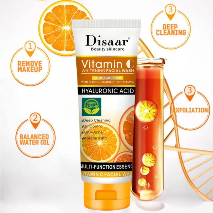 Disaar%20Beauty%20Skincare%20Vitamin%20C%20Facial%20Wash%20Moisturizing%20Cleaning%20Anti-Acne%20Oil%20Control%20Essence%20100ml%20-%20Image%203