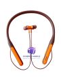 YSD BBC 100% Original Bluetooth Nackband headset - Memory Card Also Supported - Model - BT 08 - Bluetooth Version 5.3 - Very High Quality Sound and Bass - 20 Hours Battery Backup. 