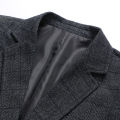 Blazer's New Outdoor Men's Fashion, Sporty and Slimming British Style Business Gentleman's Versatile Wedding Checkered Blazer. 