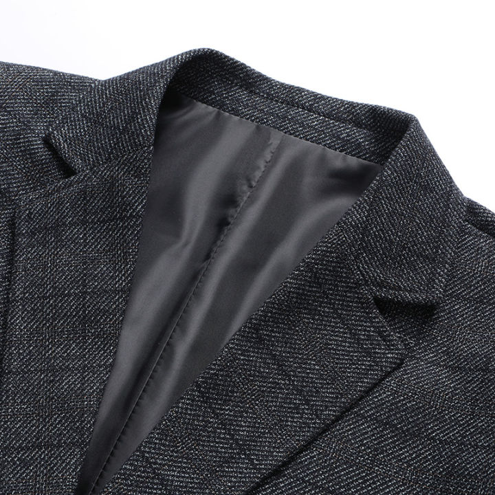 Blazer's%20New%20Outdoor%20Men's%20Fashion,%20Sporty%20and%20Slimming%20British%20Style%20Business%20Gentleman's%20Versatile%20Wedding%20Checkered%20Blazer%20-%20Image%204
