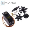 1Pcs MG995 MG996R Metal Gear Servmotor 180 360 Hoge Snelheid Analoge Servo Motor Voor Model Vliegtuig Rc Auto boot Arduino. 