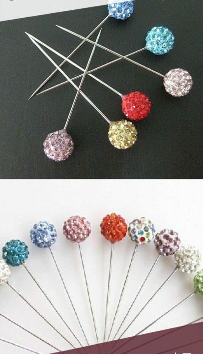 hijab pins in multiple colours, stylish hijab pins