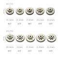 64P 21-54T Metal Pinion Gear Motor Gear for Speed Tuning & Transmission Upgrade For 1/8 1/10 RC Model Car Motor Upgrade Parts.