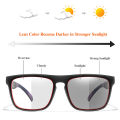 Men and Women's Photochromic Fishing Sunglasses Classic Square Glasses Outdoor Sports Cycling Running Hiking Fishing Eyewear.