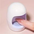 Mini Q-shaped Nail Lamp, UV/LED Nail Dryer, Quick Drying Nail Gel Nail Dryer, For Home Nail Art DIY. 