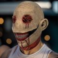 1PC Blood Halloween Mask Scar Eyed Mask Horror Evil Scary Full Face Mask For Halloween Holiday Party Masquerade Decorations. 
