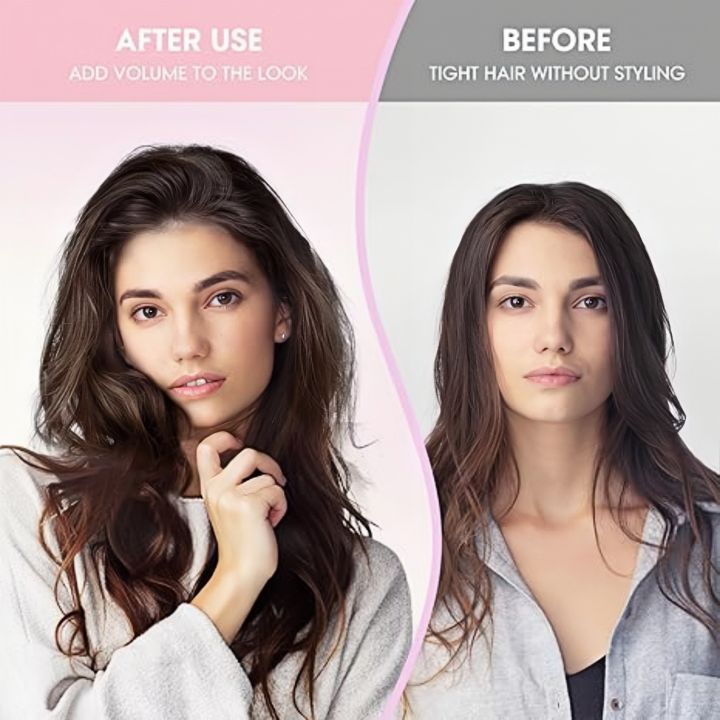 2pcs%203Teeth%20+%206Teeth%20Fluffy%20Hair%20Roots%20Clip%20Comb%20Lazy%20Hair%20Top%20Styling%20Curling%20Barrel%20Portable%20Korean%20Volume%20Wind%20Sculpting%20Comb%20-%20Image%206