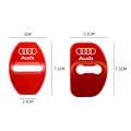 Car Accessories Auto Door Lock Covers Case For Audi A3 A4 A5 A6 A7 Q2 Q3 Q5 Q8 TT S3 S4 S5 S6 Auto Decorate Stickers. 