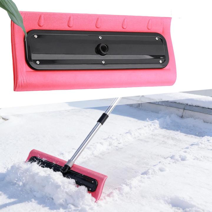 Outdoor Snow Roof Rake Snow Foam Broom Ser Pusher Lawn Ice Remover Rake For Roof Vehicle Home Garage Lawn Backyard  Driveway