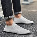 MAEDEF Summer New Comfortable Casual Men's Shoes Fashion Soft Sole Breathable Outdoor Flat Shoes for Men Light Sneakers. 