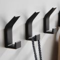 5PCs Drill-Free Wall Hook Suit-Multifunctional Sticky Hook for Bedroom, Kitchen and Bathroom-Durable ABS Material. 