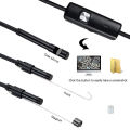7mm Android Industrial Endoscope Camera IP67 Waterproof 3IN1 USB/Micro USB/Type-C Borescope 6LEDs Adjustable Inspection Camera. 