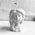 Pot for succulent Face Flower Pot Head Planter Pot Succulent Planter Cute Cactus Planter Closed Eyes Decor Mother's Day Gift. 