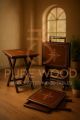 Handmade Table Picnic Table Furniture Folding Wooden Table Set of 4 Home Decor  ( Solid Sheesham wood chiniyoti style). 