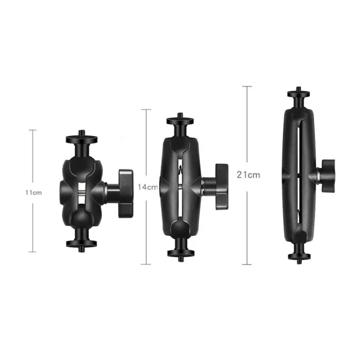 Double%20Socket%20Arm%20Composite%20Medium%20Arm%20For%20RAM%20Mounts%201''%20Ball%20Components%20Bike%20Motorcycle%20Phone%20Mount%20Holder%20With%201/4''%20Adapter%20-%20Image%205