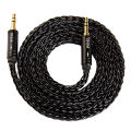 KBEAR AUX08 8 cores  HiFi AUX earphone Audio Cable Speaker cable 3.5mm Male to Male Aux Cable For Phone Headphone Car MP3. 