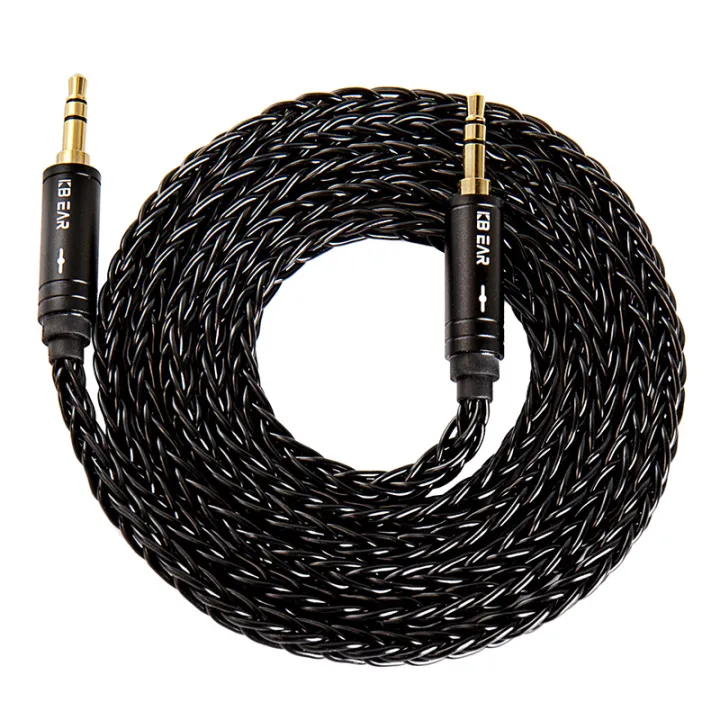 KBEAR%20AUX08%208%20cores%20%20HiFi%20AUX%20earphone%20Audio%20Cable%20Speaker%20cable%203.5mm%20Male%20to%20Male%20Aux%20Cable%20For%20Phone%20Headphone%20Car%20MP3%20-%20Image%207