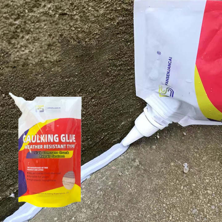 500g Slab Concrete Crack Waterproof Repair Sealant Caulk Roofing Plugging Repair Cement Sealant Angle Crack Plugging Material