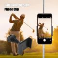 Golf Swing Training Recording Videotaping Aids Cellphone Fixing Holder ABS Clip Stand Bracket for Alignment Stick Golf Part. 