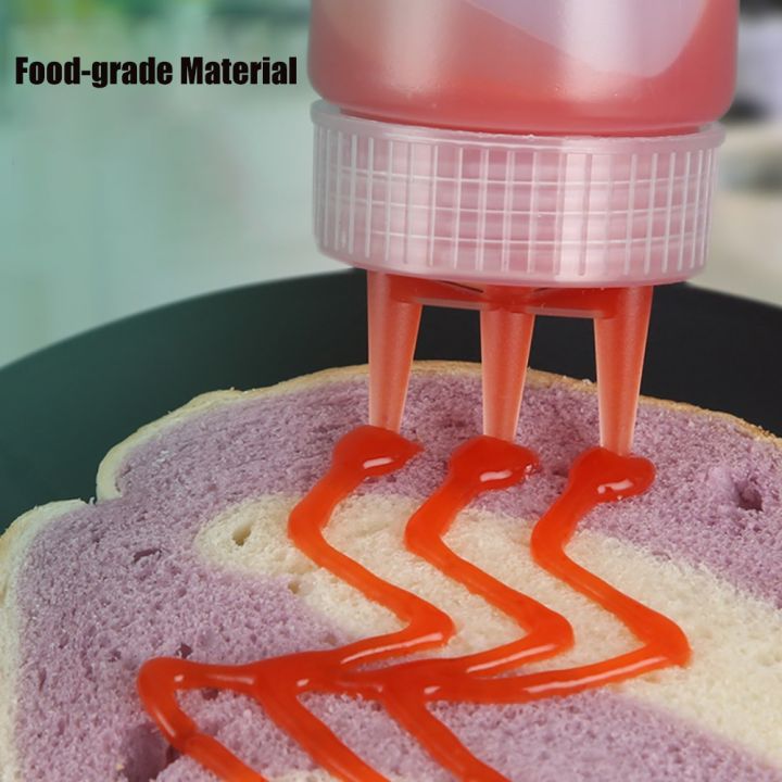 Plastic%20Squeezing%20Sauce%20bottle%20New%20Squeezable%20Graduated%20Jam%20Container%20Salad%203%20Nozzles%20Gravy%20Boats%20-%20Image%204