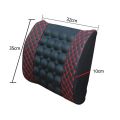Back Support Electric Massage Vibration Lumbar Car Seat Pillow Cushions.