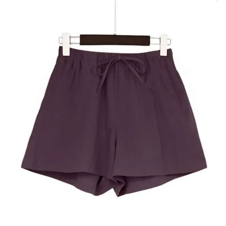 ladies%20casual%20linen%20shorts%20-%20Image%205