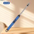 Modern Outdoor Portable Electric Kitchen Gas Lighter/Arc Lighter USB Rechargeable Long Lighter Windproof Candle Lighter Outdoor Plasma Flexible Neck (Multicolor). 