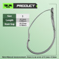 9KM 25Pcs Wacky Rig Hooks Drop Shot Weedless Hook Worm Hook Bass Fishing Hook for Wacky Rigging. 