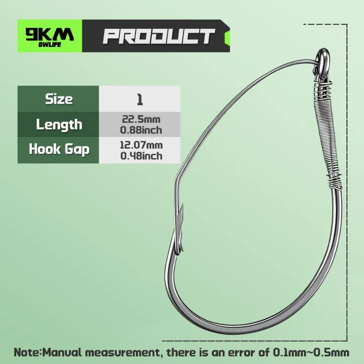 9KM%2025Pcs%20Wacky%20Rig%20Hooks%20Drop%20Shot%20Weedless%20Hook%20Worm%20Hook%20Bass%20Fishing%20Hook%20for%20Wacky%20Rigging%20-%20Image%207