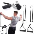 Tricep Rope Straight Bar Cable Machine Lat Pull Down Attachment Gym Equipment for Strength Training for Chest Muscle Workout. 