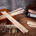 20Pcs Round Beech Wood Sticks 11.8 inch Long Unfinished Wooden Strips 8mm Round Dowels Strips Wooden Dowel Rod Natural Wood. 