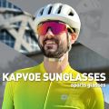 Kapvoe Photochromic Cycling Glasses MTB Riding Skating Sunglasses UV400 Polarized Fishing Goggles Man Woman Bike Bicycle Eyewear. 
