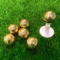 Golf Plated Balls Double Layer Competition Balls Gold Plated Balls  Balls Gold Plated Silver Plated Blue Plated Powder Balls. 