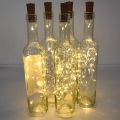 10 20 30 LED 1M 2M 3M Cork Shaped Silver Copper Wire String Fairy Light Wine Bottle for Glass Craft Christmas DIY Party Decor. 