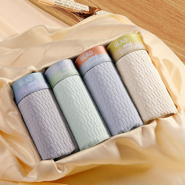 Baby%20Cotton%20Fabric%20Underwear%20Boxer%20For%20Men%20-%20Men's%20Underwear%20Men's%20Antibacterial%20Youth%20Pure%20Cotton%20Model%20Breathable%20Mid-Waist%20Trendy%20Boxer%20Short%20Shorts%20-%20Image%203