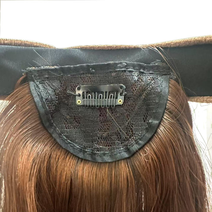 Synthetic%20%20%20Extension%20Curly%20Headband%20%20Wavy%20Hairpieces%20Fluffy%20Wavy%20Hair%20Extension%20Accessory%20Wig%20Clip%20Fake%20Half%20Wig%20Women%20Hair%20Ban%20-%20Image%205