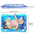 Inflatable Tummy Time Mat Premium Baby Water Play Mat for Infants and Toddlers for 3 to 24 Months Strengthen Your Baby's Muscles. 