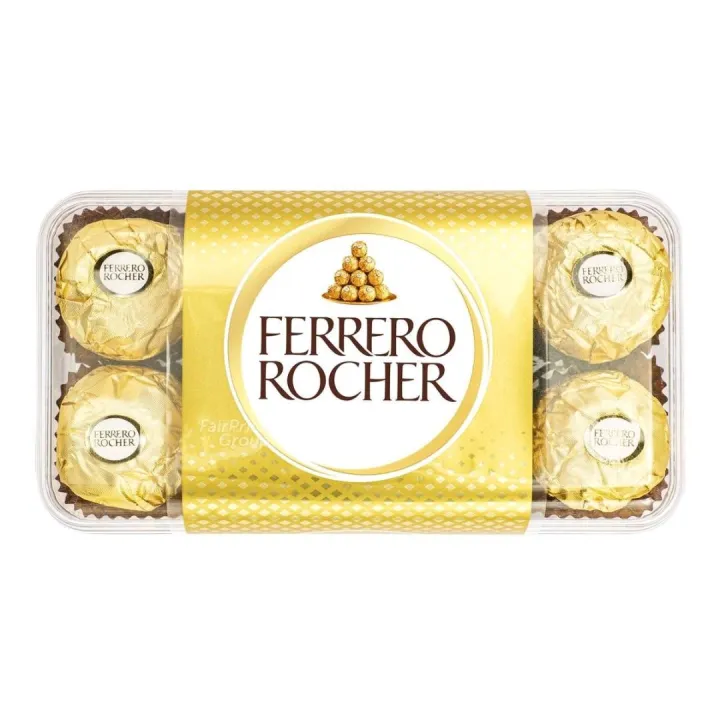 Forerro Rochers Ferrero Rochers chocolate, 16 pieces in a box | Daraz.pk