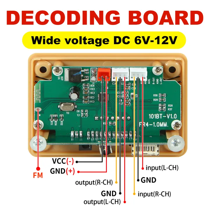 DC%2012V%20Car%20MP3%20WMA%20Decoder%20Board%20Audio%20Module%20USB%20TF%20FM%20Radio%20LINEIN%20Bluetooth%205.0%20Wireless%20Music%20MP3%20Player%20With%20Remote%20Control%20-%20Image%203