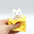 Pop Up Funny Mouse And Cheese Block Squeeze Anti Stress Toy Hide And Seek Figures Stress Relief Fidget Toys For Kids Adult. 