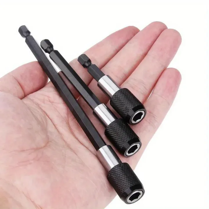 1/3pcs%20Magnetic%20Drill%20Bit%20Extension%20Set,%20Quick%20Release%20&%20Universal%20Impact%20Electric%20Motor%20Drill%20Bit%20Holder,%20Durable%20Tool%20-%20Image%204