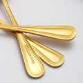 4/8/12PCS Stainless steel mirror Light Gold dessert spoon Coffee spoon suitable for hotel restaurant home kitchen.