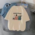 Lh.sunshine T-shirt⚡Cartoon matrix screen work can be worn on all occasions.💕Girls. 