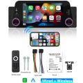 1Din Car Radio Multimedia Player Carplay&Android Auto Display Navigation Mirrorlink 5inch Touch Screen Reversing Input Supported. 