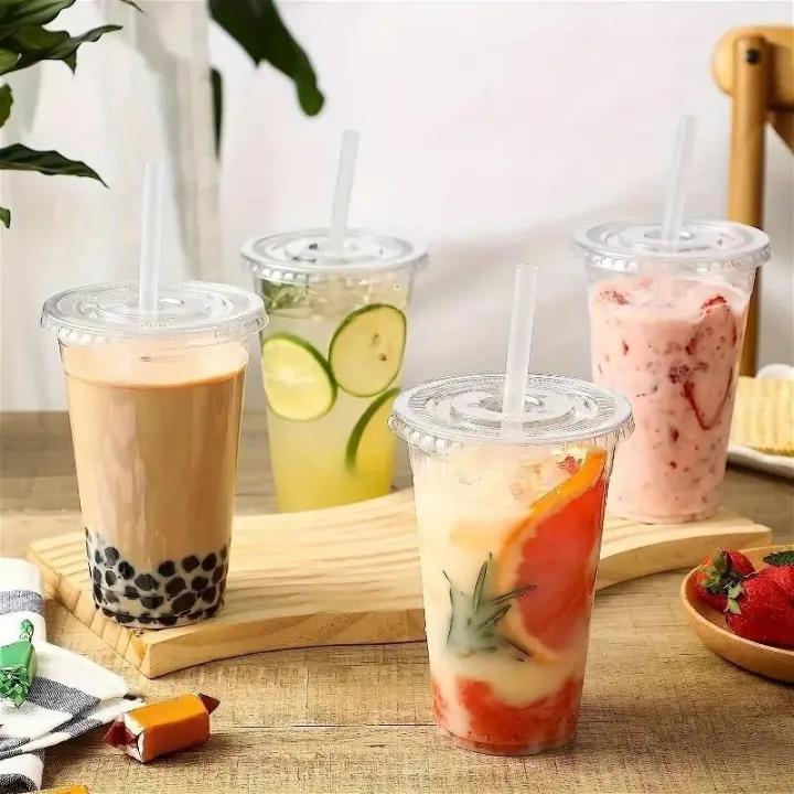 Clear%20Disposable%20Plastic%20Cup%20with%20Lid%20Perfect%20for%20Weddings%20Birthdays%20Parties%20Camping%20Smoothies%20Milkshakes%20Coffee%20Cold%20Drinks%20-%20Image%206