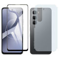 Infinix Hot 60i Glass Protector 5D-10D-11D-21D-9D Glass Full Coverage Glass + Back Protector Carbon Fiber Matte Soft Skin Sheet For Hot 60i. 