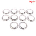 10/30/60pairs Eyelet Curtain Rings Curtain Grommet Top Silvery Metal Ring Header Curtain Accessories  4cm inner diameter. 