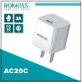 Original Romoss AC20C Mini PD20W Type C Charger Adapter for iPhone 13 12 11 Pro Max all  Google pixel Charging Quick Charge 4.0 3.0 Wall Charger. 